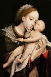 Virgin and Child (Oil on Panel)-Lambert Lombard-Giclee Print