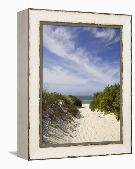 Lambert's Cove Beach, North Tisbury, Martha's Vineyard, Massachusetts, USA-Walter Bibikow-Framed Premier Image Canvas