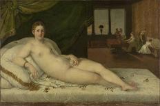 Reclining Venus-Lambert Sustris-Mounted Art Print