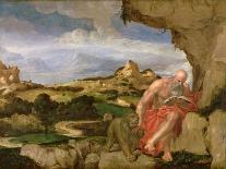 Landscape with Classical Ruins and Women Bathing, C.1552-53 (Oil on Canvas)-Lambert Sustris-Giclee Print