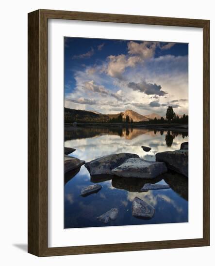 Lamberts Rock at Sunset, Yosemite National Park, California-Ian Shive-Framed Photographic Print