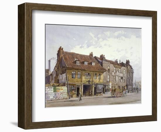 Lambeth Bridge Road, Lambeth, London, C1874-John Crowther-Framed Giclee Print