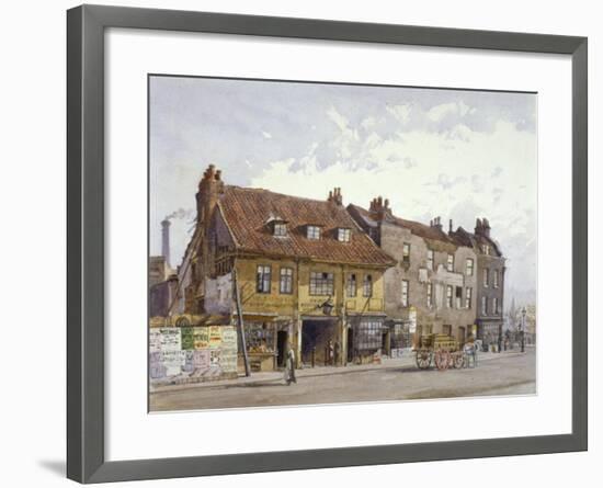 Lambeth Bridge Road, Lambeth, London, C1874-John Crowther-Framed Giclee Print