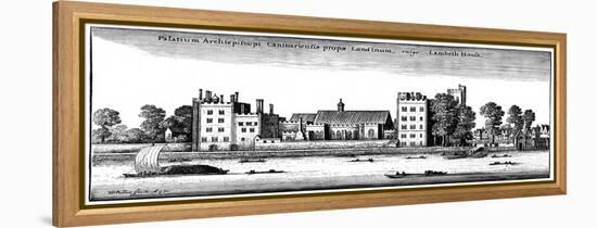 Lambeth Palace, London, 1647-Wenceslaus Hollar-Framed Premier Image Canvas