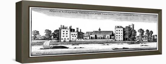 Lambeth Palace, London, 1647-Wenceslaus Hollar-Framed Premier Image Canvas