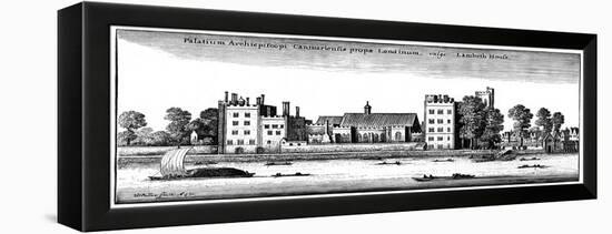 Lambeth Palace, London, 1647-Wenceslaus Hollar-Framed Premier Image Canvas