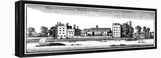 Lambeth Palace, London, 1647-Wenceslaus Hollar-Framed Premier Image Canvas