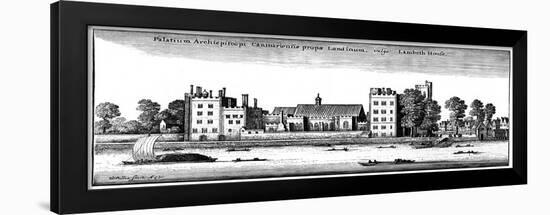 Lambeth Palace, London, 1647-Wenceslaus Hollar-Framed Giclee Print