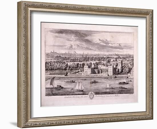 Lambeth Palace, London, 1697-Johannes Kip-Framed Giclee Print