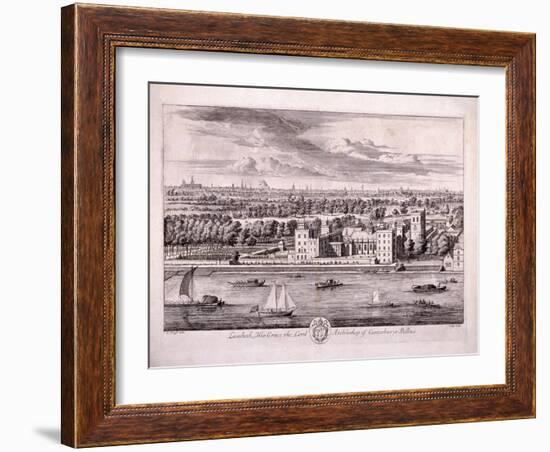 Lambeth Palace, London, 1697-Johannes Kip-Framed Giclee Print