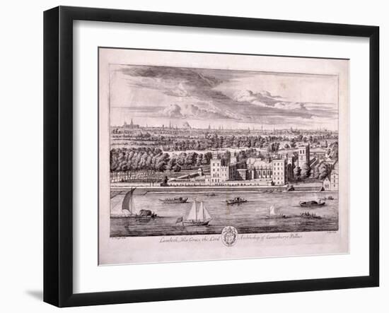 Lambeth Palace, London, 1697-Johannes Kip-Framed Giclee Print