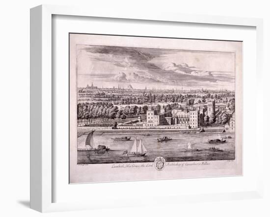 Lambeth Palace, London, 1697-Johannes Kip-Framed Giclee Print