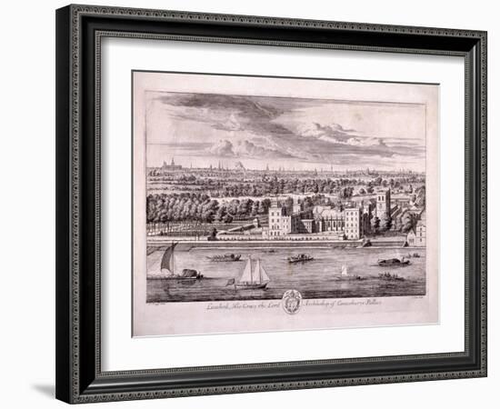 Lambeth Palace, London, 1697-Johannes Kip-Framed Giclee Print