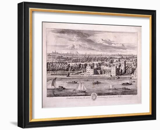 Lambeth Palace, London, 1697-Johannes Kip-Framed Giclee Print