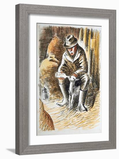 Lambing, 1953-Isabel Alexander-Framed Giclee Print