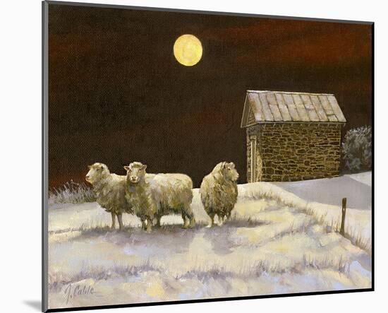 Lambing Moon-Jerry Cable-Mounted Art Print