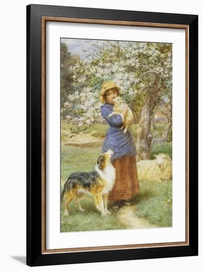 Lambing Time-Basil Bradley-Framed Giclee Print