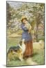 Lambing Time-Basil Bradley-Mounted Giclee Print