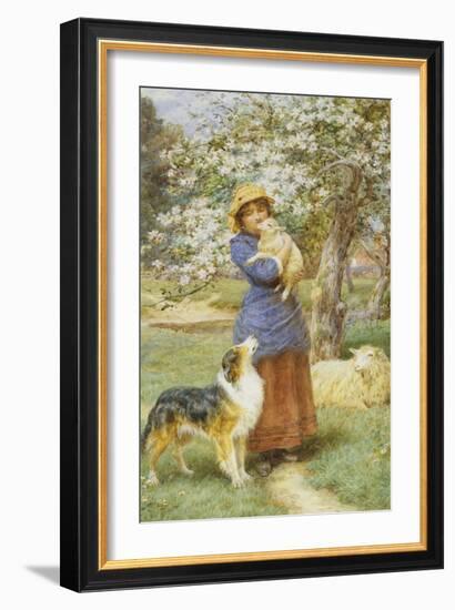 Lambing Time-Basil Bradley-Framed Giclee Print