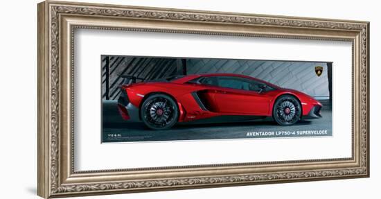 Lamborghini Aventador Lp750 V12-null-Framed Art Print