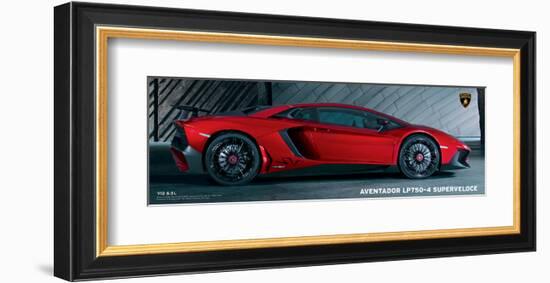 Lamborghini Aventador Lp750 V12-null-Framed Art Print