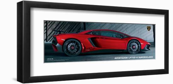 Lamborghini Aventador Lp750 V12-null-Framed Art Print