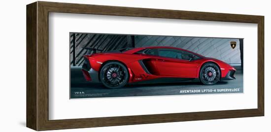 Lamborghini Aventador Lp750 V12-null-Framed Art Print