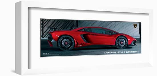 Lamborghini Aventador Lp750 V12-null-Framed Art Print