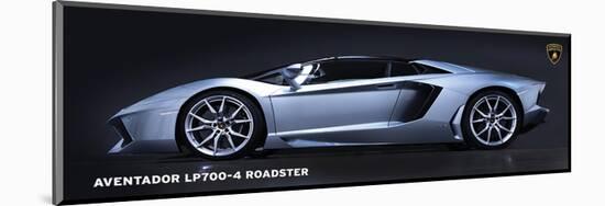 Lamborghini Aventador Roadster-null-Mounted Art Print