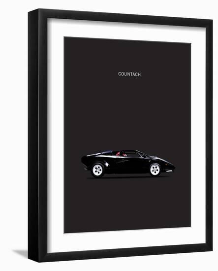 Lamborghini Countach 1984-Mark Rogan-Framed Art Print