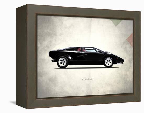 Lamborghini Countach 5000-S 19-Mark Rogan-Framed Stretched Canvas