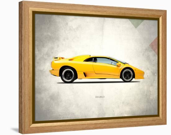 Lamborghini Diablo 1988-Mark Rogan-Framed Stretched Canvas