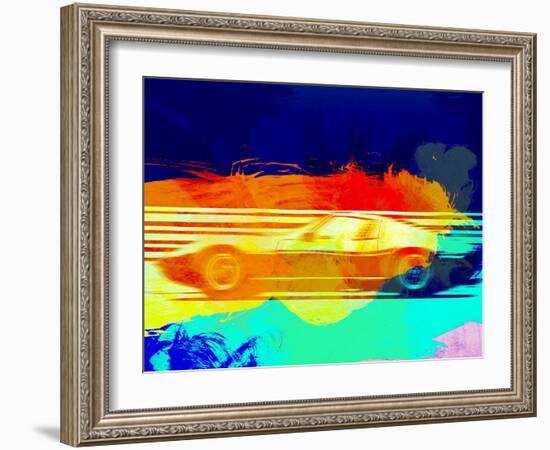 Lamborghini Miura Side 1-NaxArt-Framed Art Print