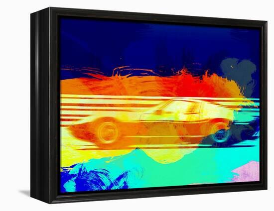 Lamborghini Miura Side 1-NaxArt-Framed Stretched Canvas