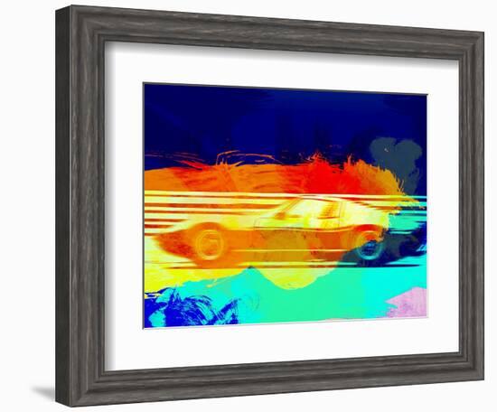 Lamborghini Miura Side 1-NaxArt-Framed Art Print