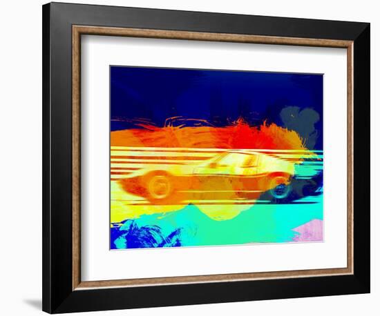 Lamborghini Miura Side 1-NaxArt-Framed Art Print