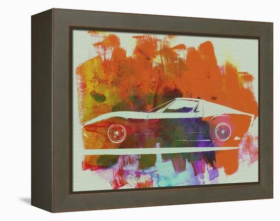 Lamborghini Miura Side 2-NaxArt-Framed Stretched Canvas