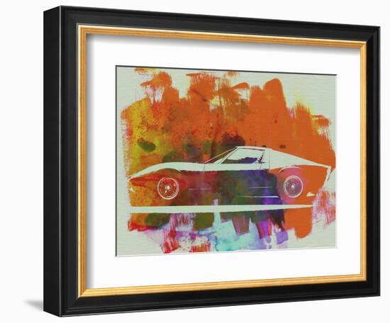 Lamborghini Miura Side 2-NaxArt-Framed Art Print