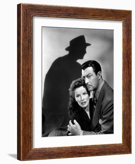 Lame by fond UNDERCURRENT by VincenteMinnelli with Katharine Hepburn and Robert Taylor, 1946 (b/w p-null-Framed Photo