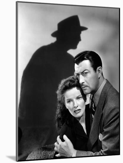 Lame by fond UNDERCURRENT by VincenteMinnelli with Katharine Hepburn and Robert Taylor, 1946 (b/w p-null-Mounted Photo