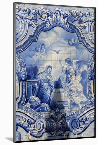 Lamego, Portugal, Shrine of Our Lady of Remedies, Azulejo-Jim Engelbrecht-Mounted Photographic Print