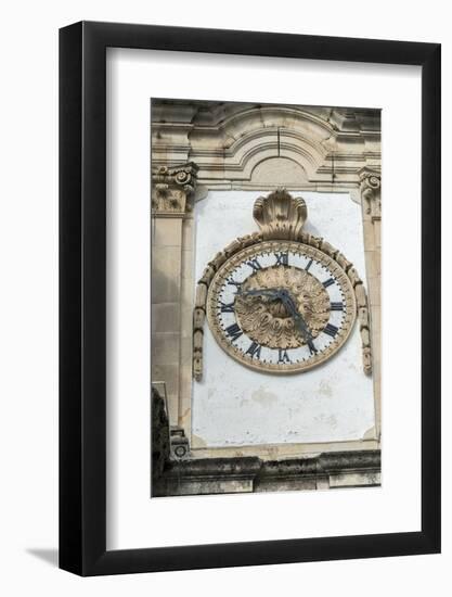 Lamego, Portugal, Shrine of Our Lady of Remedies Clock-Jim Engelbrecht-Framed Photographic Print