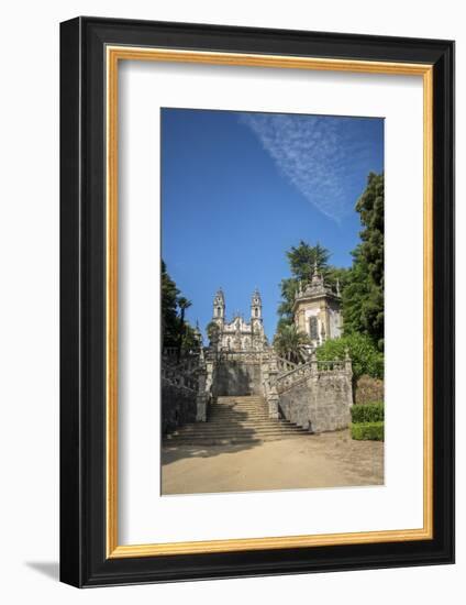 Lamego, Portugal, Shrine of Our Lady of Remedies Exterior Steps-Jim Engelbrecht-Framed Photographic Print