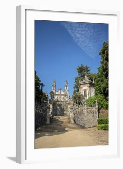 Lamego, Portugal, Shrine of Our Lady of Remedies Exterior Steps-Jim Engelbrecht-Framed Photographic Print