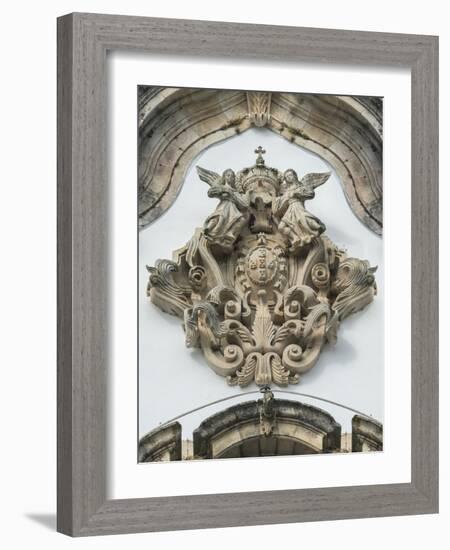 Lamego, Portugal, Shrine of Our Lady of Remedies, Relief Sculpture-Jim Engelbrecht-Framed Photographic Print