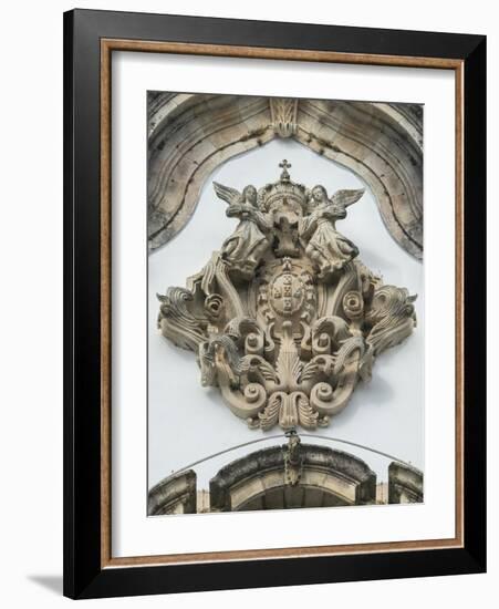 Lamego, Portugal, Shrine of Our Lady of Remedies, Relief Sculpture-Jim Engelbrecht-Framed Photographic Print