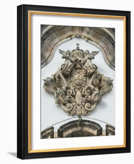 Lamego, Portugal, Shrine of Our Lady of Remedies, Relief Sculpture-Jim Engelbrecht-Framed Photographic Print