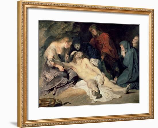 Lament of Christ, 1614-Peter Paul Rubens-Framed Giclee Print