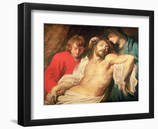 Lament of Christ by the Virgin and St. John, 1614/15-Peter Paul Rubens-Framed Giclee Print