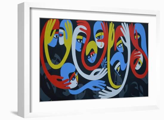 Lamentation and Resolution, 1983-Ron Waddams-Framed Giclee Print